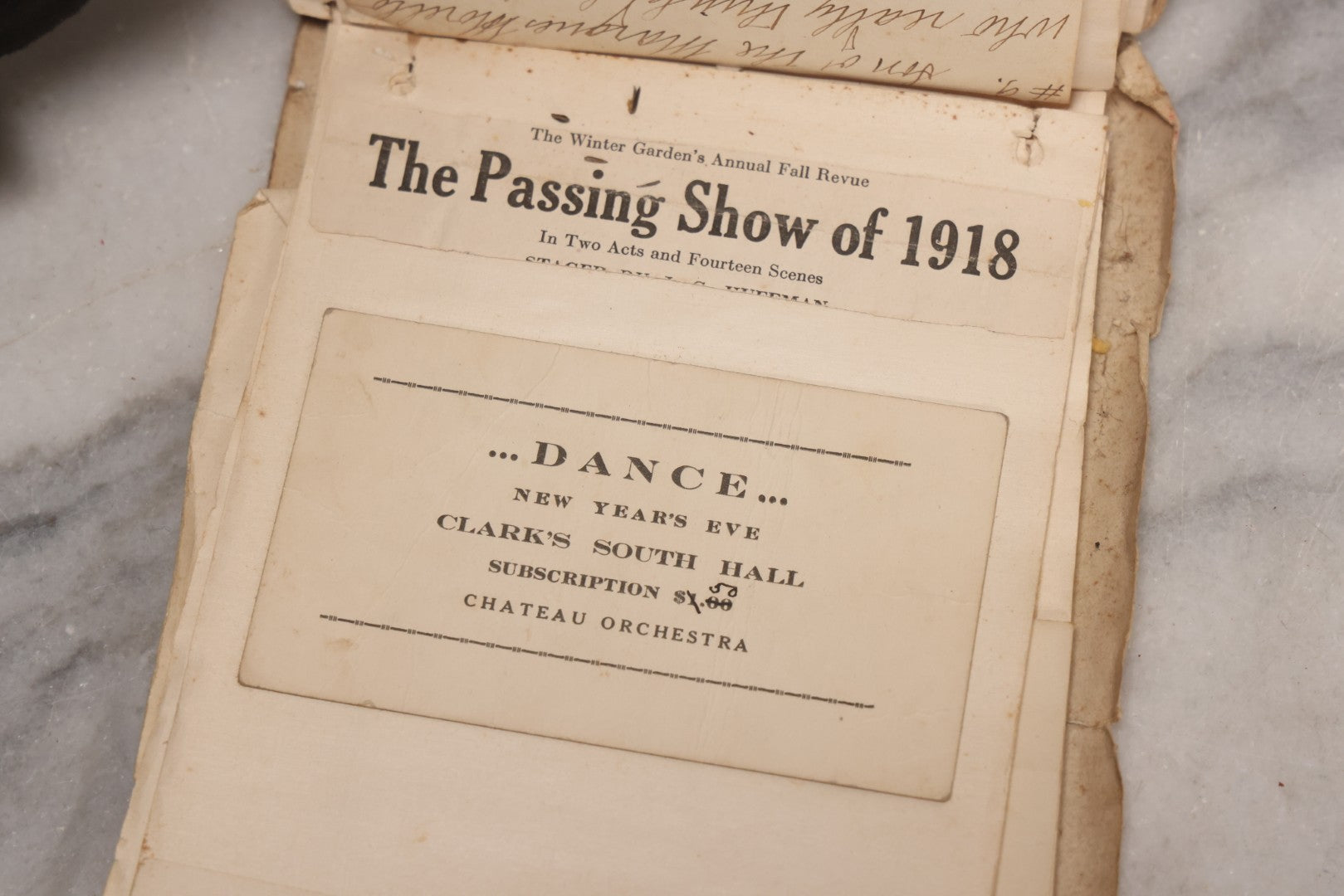 Lot 040 - Antique "Kewpie Book" Snapshot Photo Album And Scrapbook Of Johanna Cecile Powell, Hand-Painted Cover With Rose O'Neill-Style Kewpies, Containing Notes, Photographs, And Ephemera From The “Kewpie Klub,” Stetson University, Circa 1917–1920