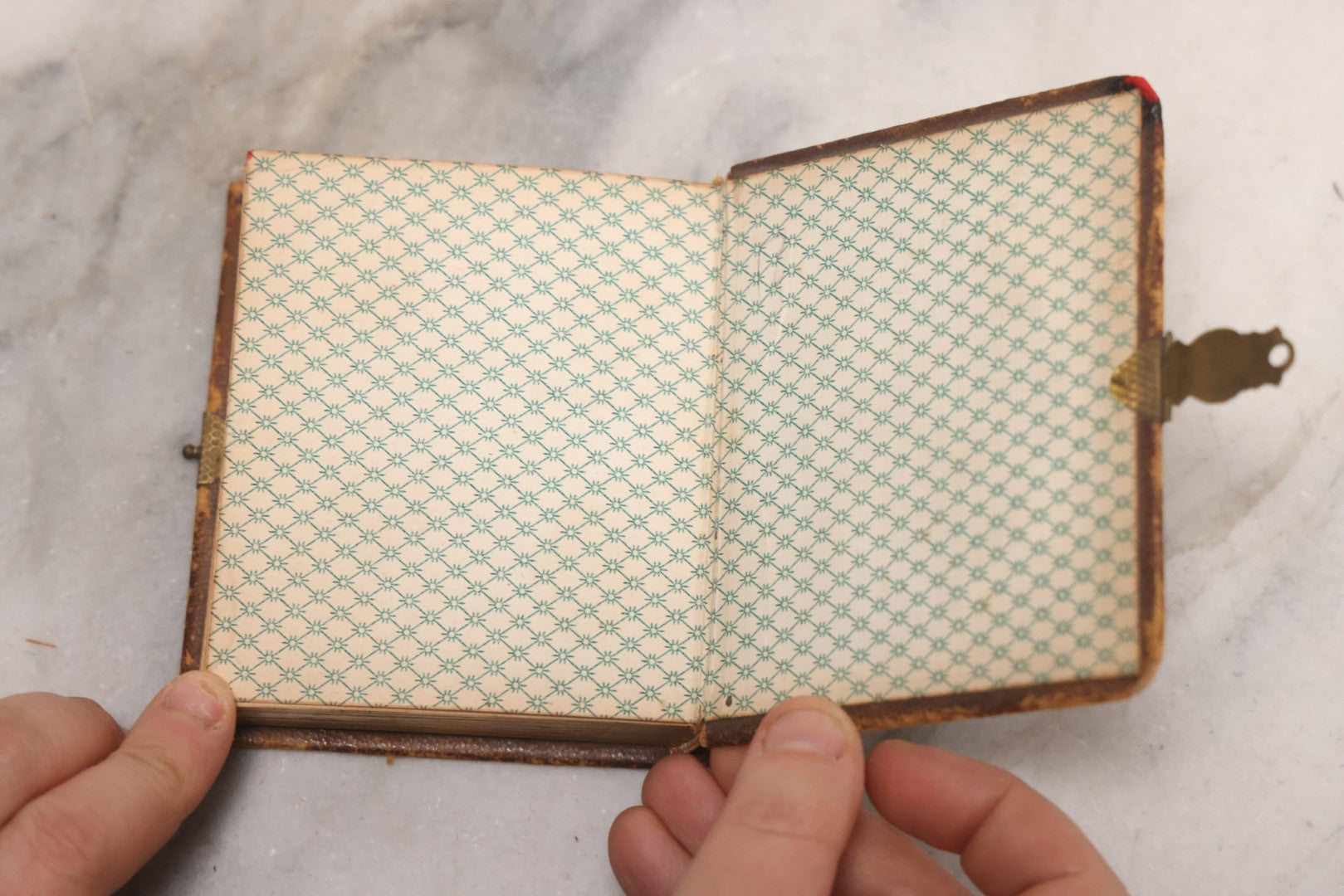 Lot 041 - Antique Complete Gem Tintype Photo Album Containing 96 Images On 12 Double-Sided Pages, Including Boy With Dog, Group And Pair Portraits, And Finely Executed Individual Studies