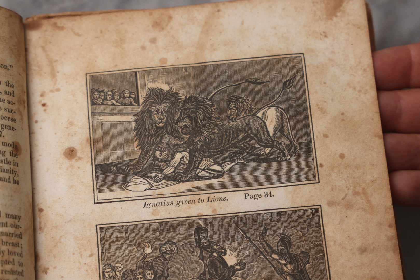 Lot 064 - "Book Of Martyrs; Or, A History Of The Lives, Sufferings, And Triumphant Deaths, Of The Primitive As Well As Protestant Martyrs" Antique Religious Book By Rev. John Fox, Published By E. Hunt, Middletown, 1832