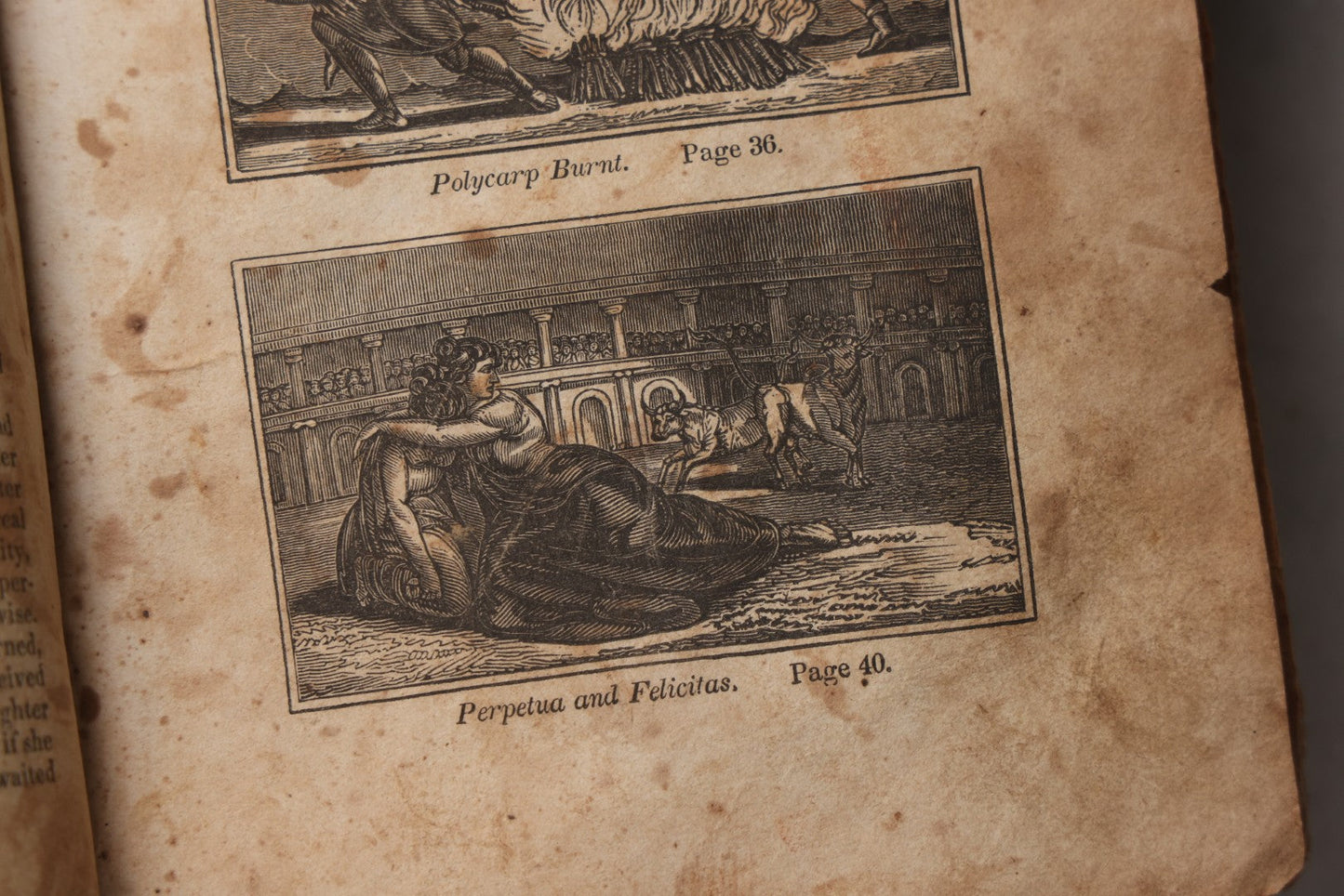 Lot 064 - "Book Of Martyrs; Or, A History Of The Lives, Sufferings, And Triumphant Deaths, Of The Primitive As Well As Protestant Martyrs" Antique Religious Book By Rev. John Fox, Published By E. Hunt, Middletown, 1832