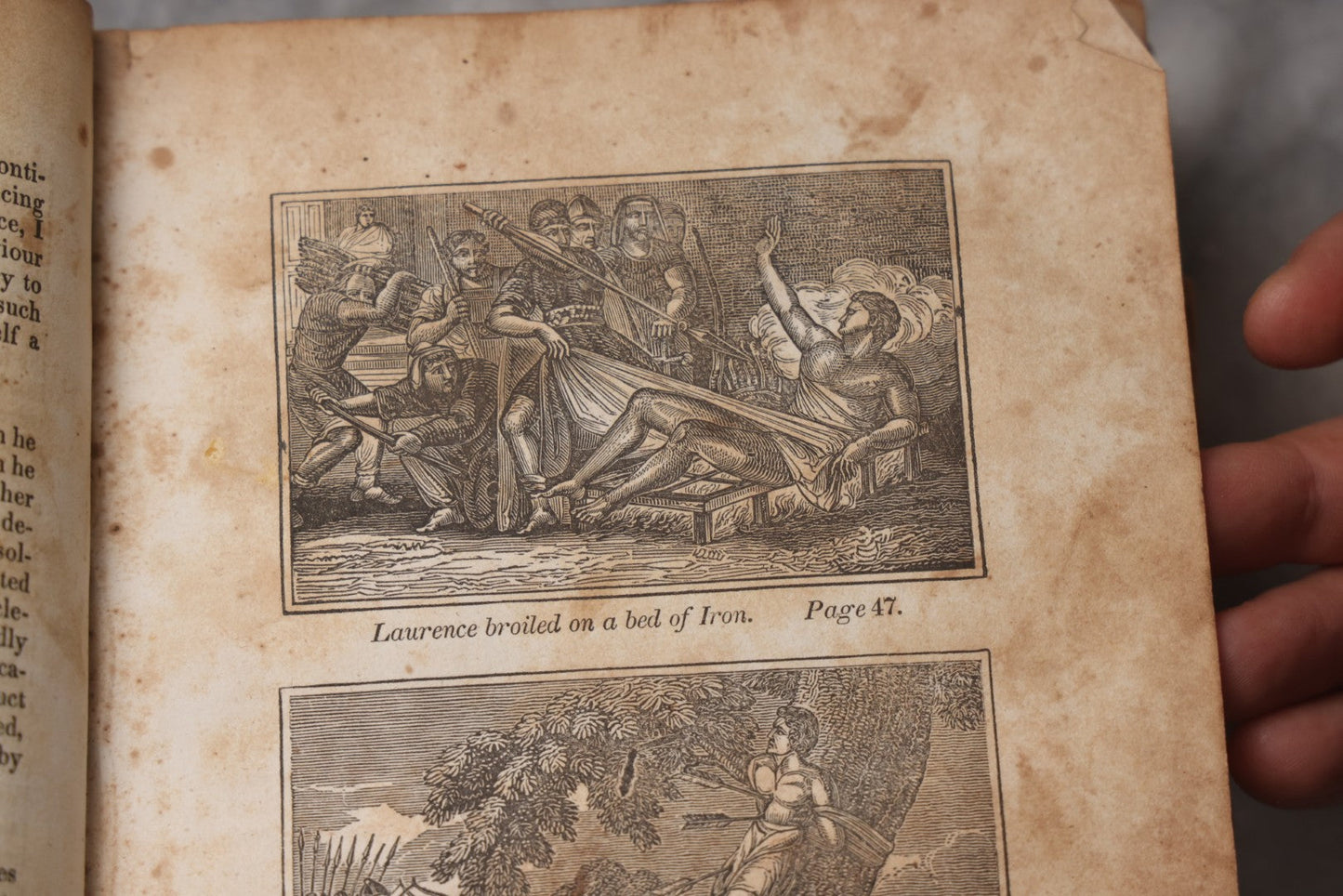 Lot 064 - "Book Of Martyrs; Or, A History Of The Lives, Sufferings, And Triumphant Deaths, Of The Primitive As Well As Protestant Martyrs" Antique Religious Book By Rev. John Fox, Published By E. Hunt, Middletown, 1832