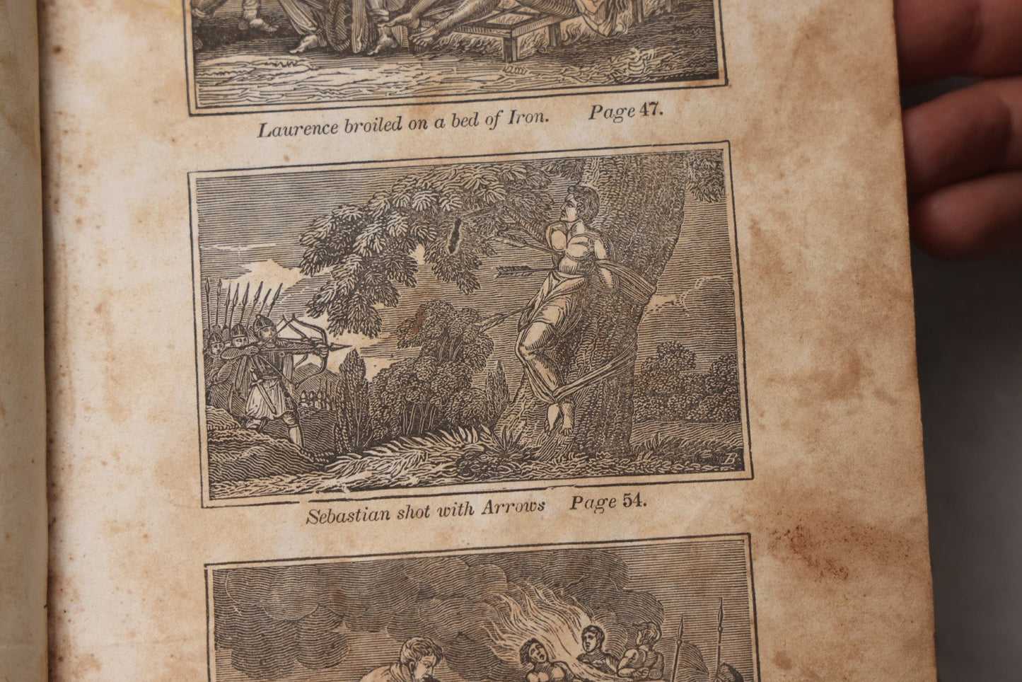 Lot 064 - "Book Of Martyrs; Or, A History Of The Lives, Sufferings, And Triumphant Deaths, Of The Primitive As Well As Protestant Martyrs" Antique Religious Book By Rev. John Fox, Published By E. Hunt, Middletown, 1832