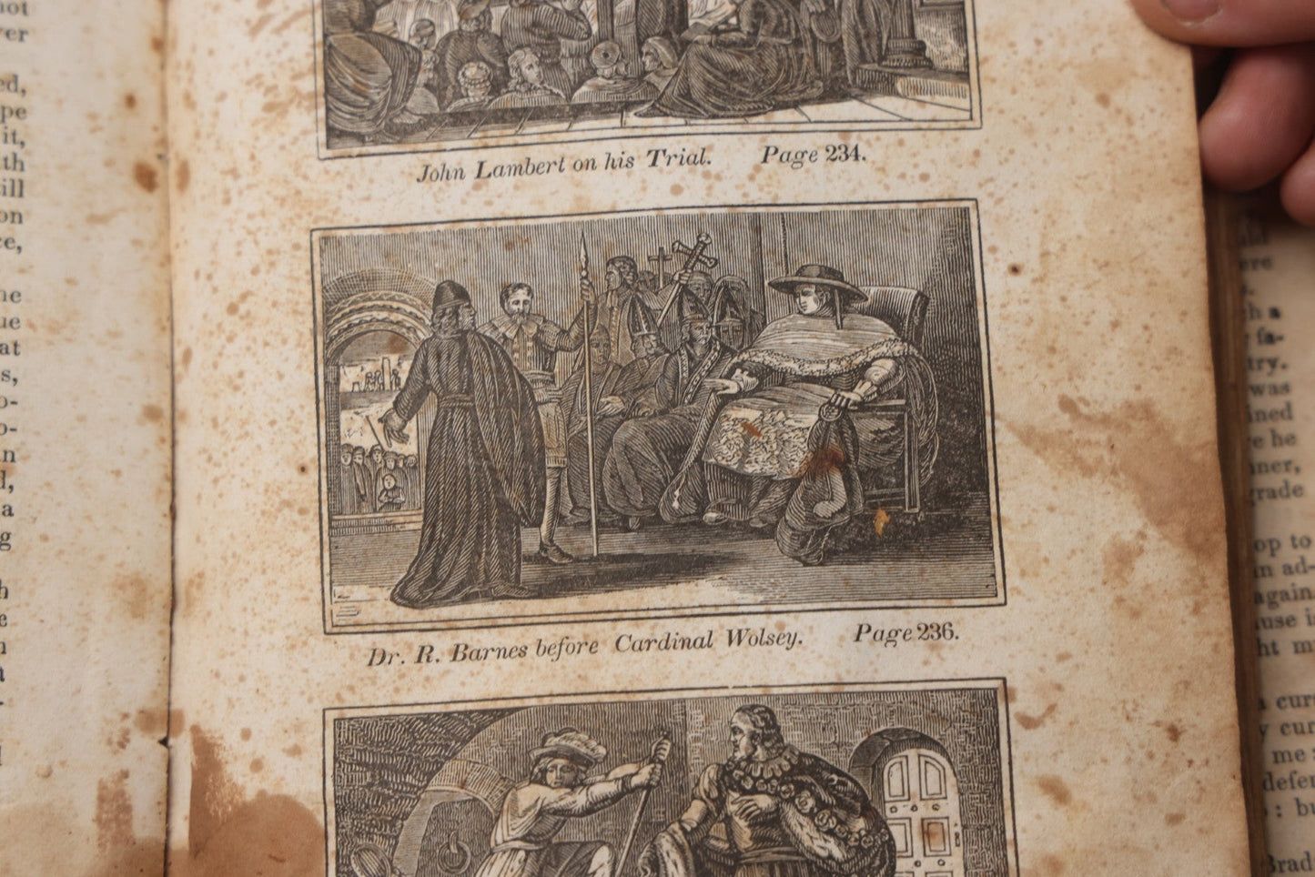 Lot 064 - "Book Of Martyrs; Or, A History Of The Lives, Sufferings, And Triumphant Deaths, Of The Primitive As Well As Protestant Martyrs" Antique Religious Book By Rev. John Fox, Published By E. Hunt, Middletown, 1832