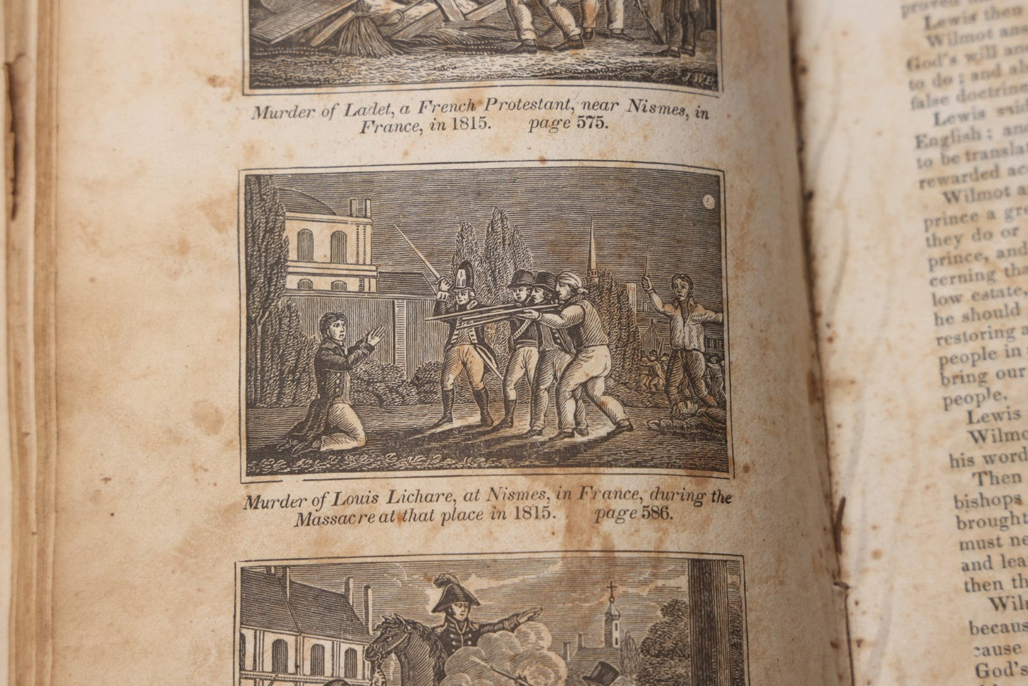 Lot 064 - "Book Of Martyrs; Or, A History Of The Lives, Sufferings, And Triumphant Deaths, Of The Primitive As Well As Protestant Martyrs" Antique Religious Book By Rev. John Fox, Published By E. Hunt, Middletown, 1832