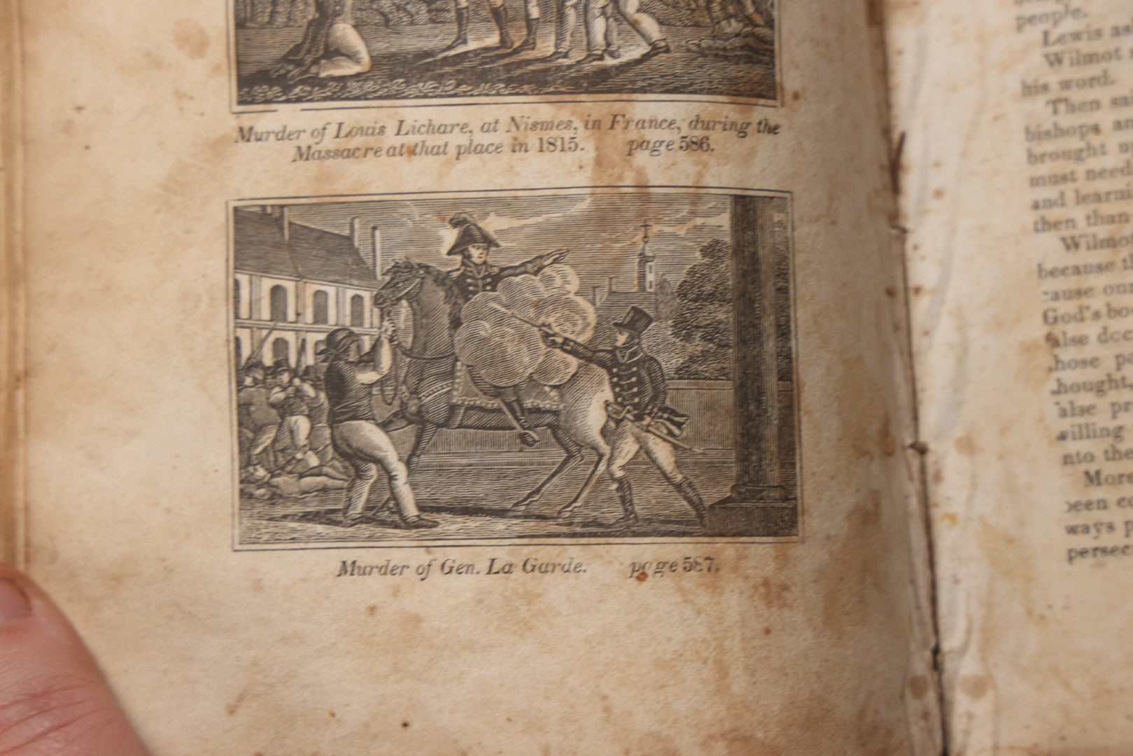 Lot 064 - "Book Of Martyrs; Or, A History Of The Lives, Sufferings, And Triumphant Deaths, Of The Primitive As Well As Protestant Martyrs" Antique Religious Book By Rev. John Fox, Published By E. Hunt, Middletown, 1832