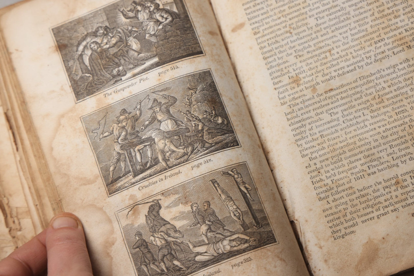 Lot 064 - "Book Of Martyrs; Or, A History Of The Lives, Sufferings, And Triumphant Deaths, Of The Primitive As Well As Protestant Martyrs" Antique Religious Book By Rev. John Fox, Published By E. Hunt, Middletown, 1832