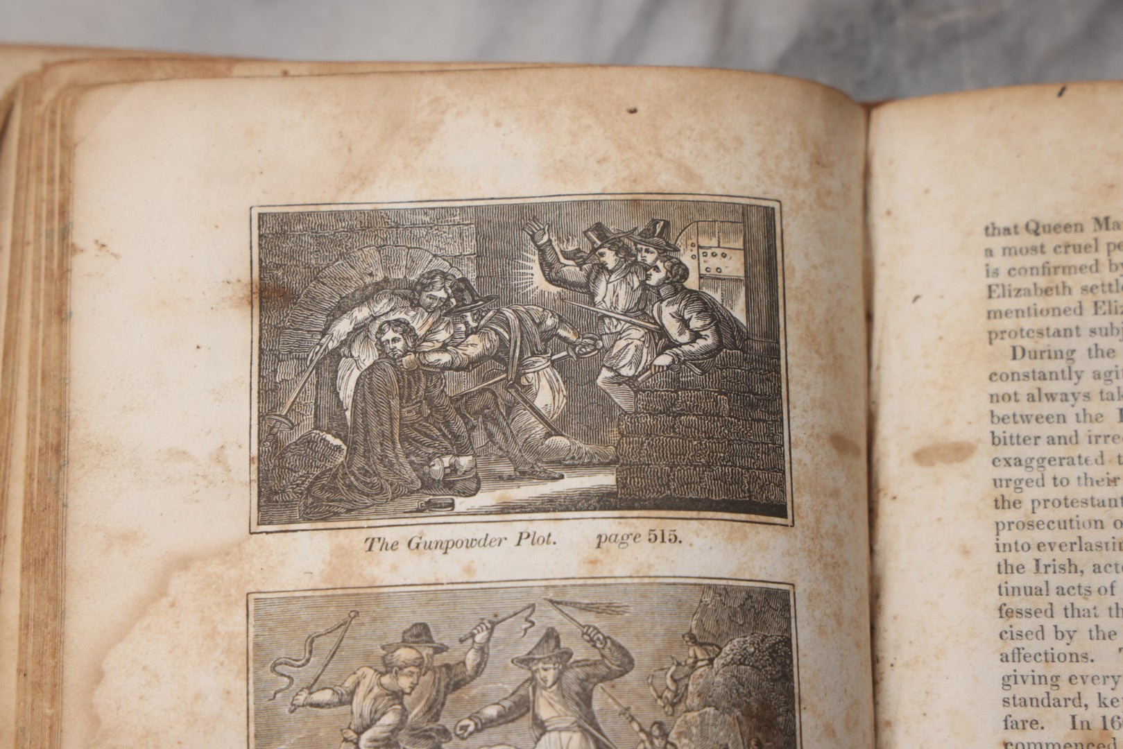 Lot 064 - "Book Of Martyrs; Or, A History Of The Lives, Sufferings, And Triumphant Deaths, Of The Primitive As Well As Protestant Martyrs" Antique Religious Book By Rev. John Fox, Published By E. Hunt, Middletown, 1832