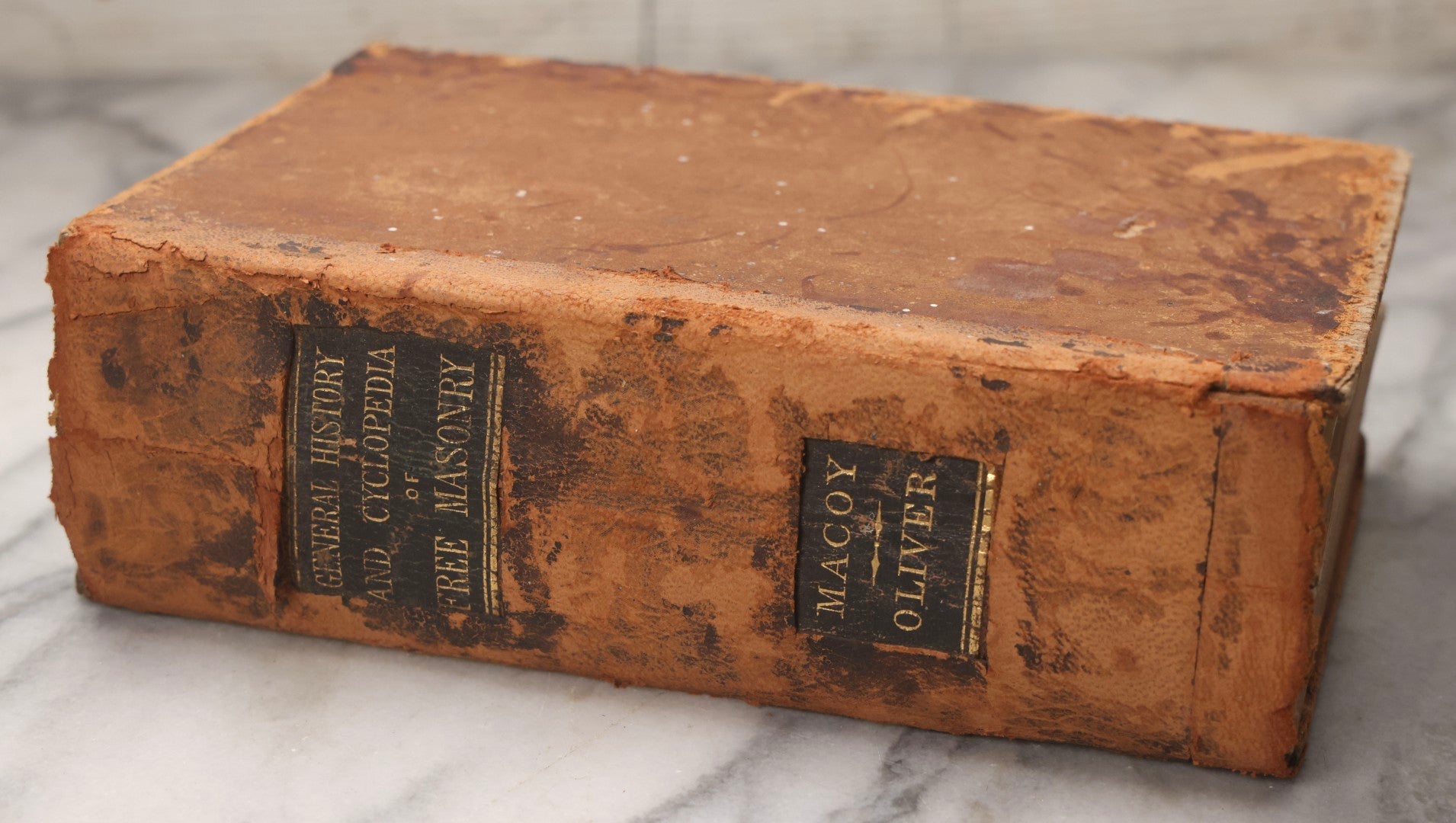 Lot 065 - "General History And Cyclopedia Of Free Masonry" Antique Fraternal Book By Robert Macoy, Masonic Publishing Co., New York, 1870