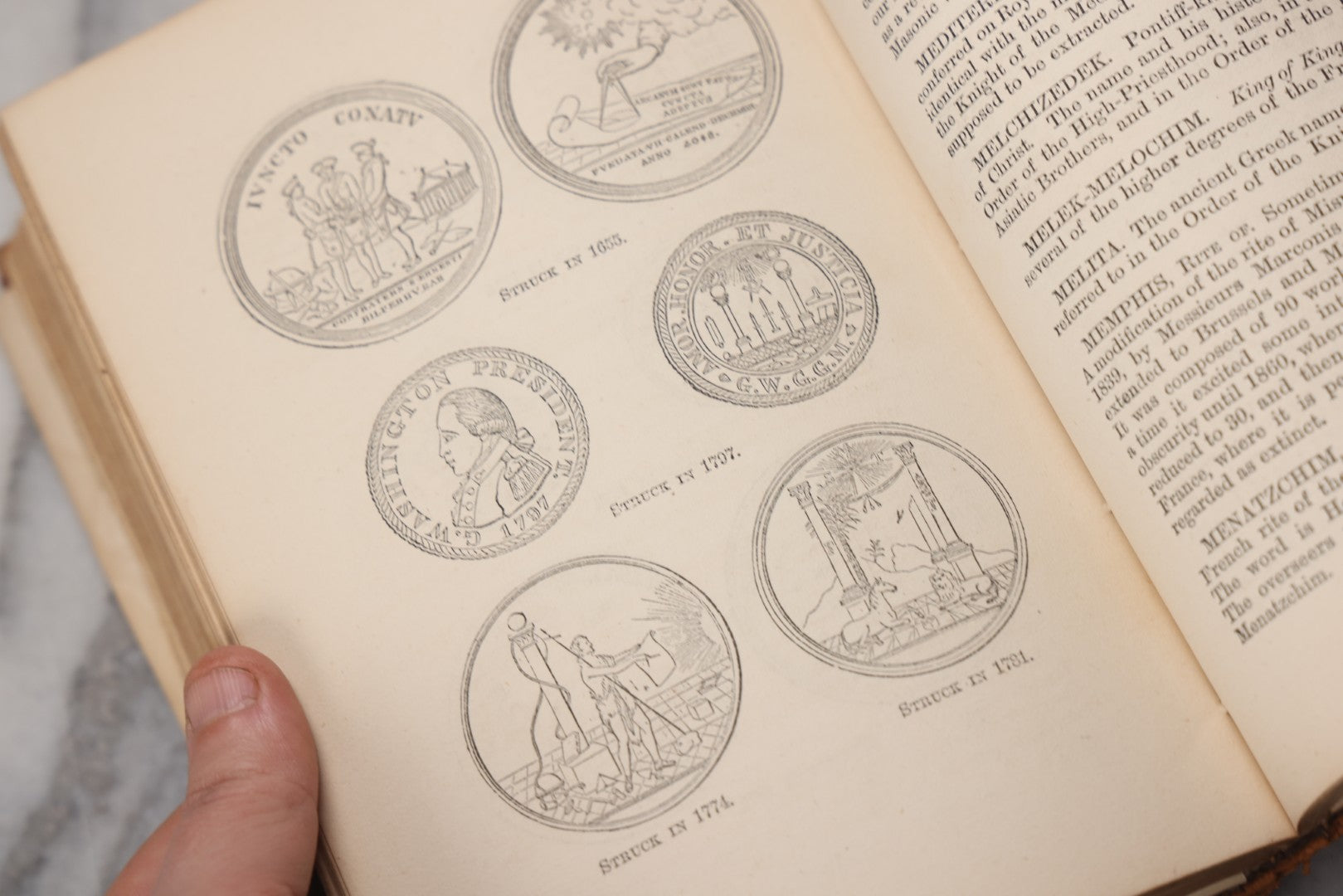Lot 065 - "General History And Cyclopedia Of Free Masonry" Antique Fraternal Book By Robert Macoy, Masonic Publishing Co., New York, 1870