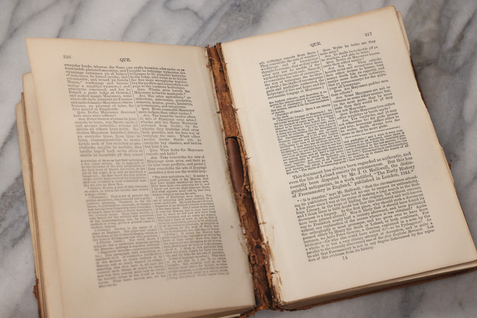 Lot 065 - "General History And Cyclopedia Of Free Masonry" Antique Fraternal Book By Robert Macoy, Masonic Publishing Co., New York, 1870