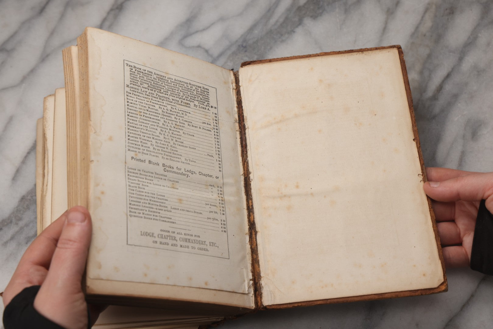 Lot 065 - "General History And Cyclopedia Of Free Masonry" Antique Fraternal Book By Robert Macoy, Masonic Publishing Co., New York, 1870