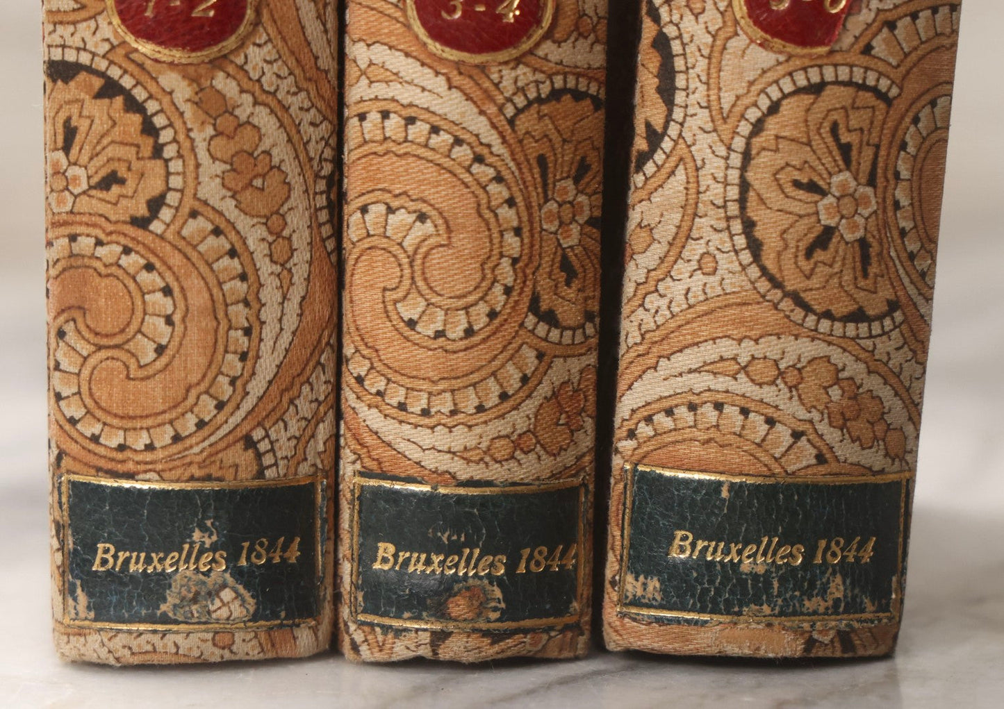Lot 066 - "Les Mystères De La Russie" ("The Mysteries Of Russia") Antique French Historical And Political Mystery Book Set By Frédéric Lacroix, Published By Librairie Étrangère, Bruxelles, 1844