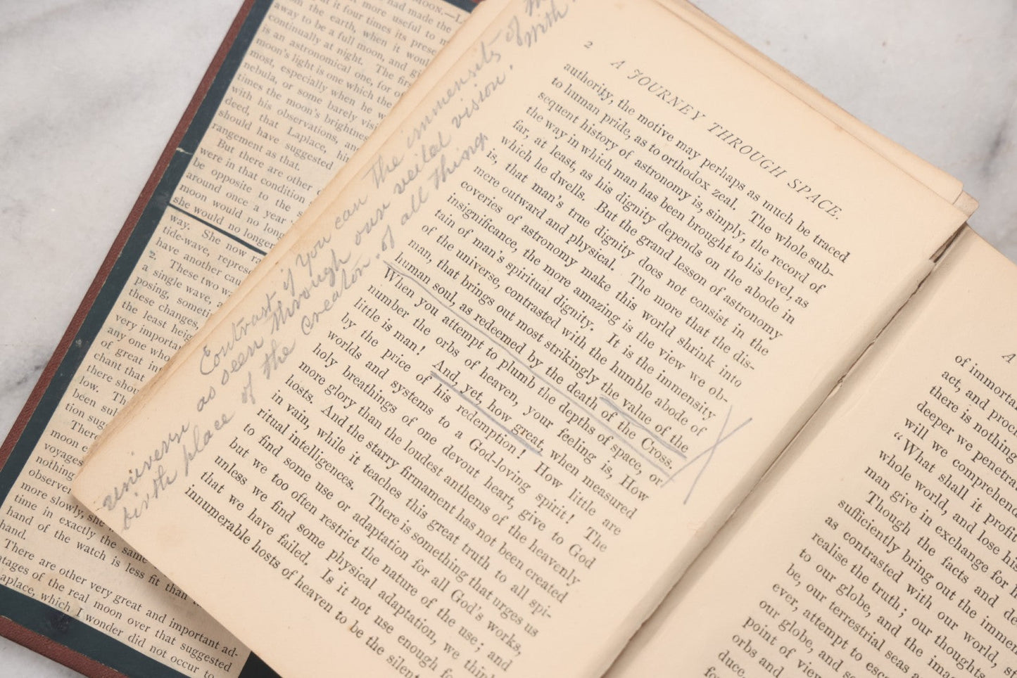 Lot 067 - "God's Glory In The Heavens" Antique Astronomical And Religious Book By William Leitch, Published By Alexander Strahan, London And New York, 1866, Note Front Cover Detached