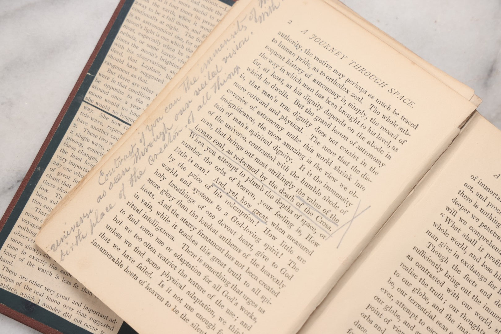 Lot 067 - "God's Glory In The Heavens" Antique Astronomical And Religious Book By William Leitch, Published By Alexander Strahan, London And New York, 1866, Note Front Cover Detached