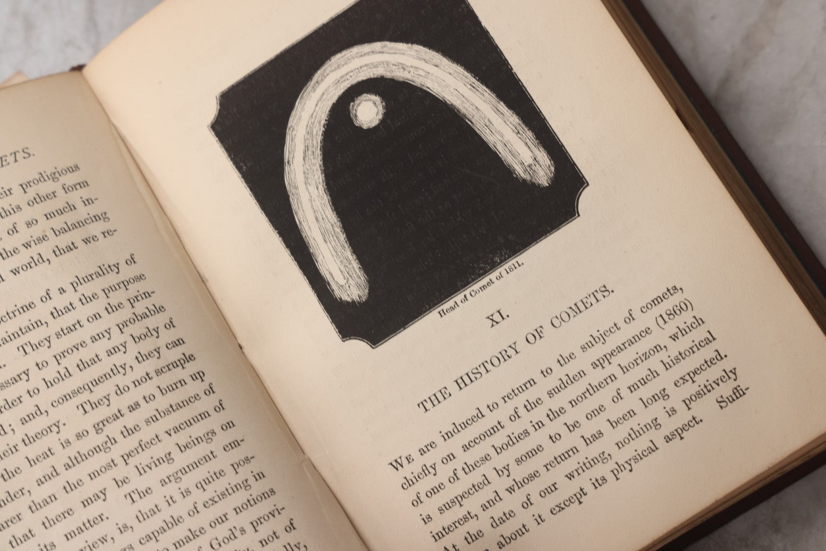 Lot 067 - "God's Glory In The Heavens" Antique Astronomical And Religious Book By William Leitch, Published By Alexander Strahan, London And New York, 1866, Note Front Cover Detached