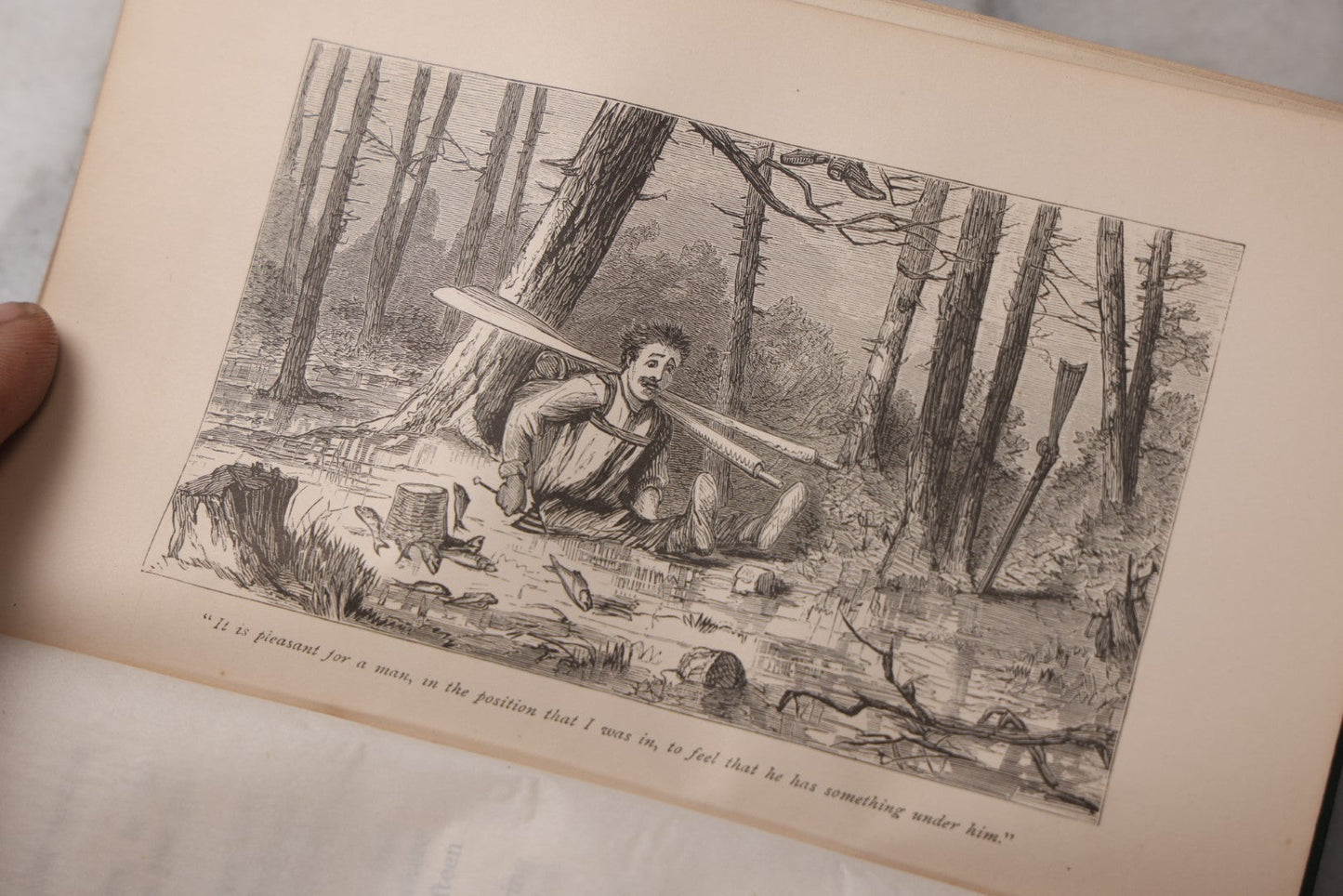 Lot 068 - "Adventures In The Wilderness; Or, Camp-Life In The Adirondacks" Antique Outdoor Sporting Book By William H. H. Murray, Published By Fields, Osgood, & Co., Boston, 1869