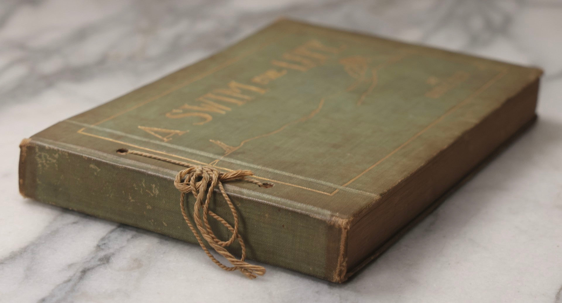 Lot 076 - "A Swim For Life" Antique Limited Edition Illustrated Maritime Adventure Book By "Uncle Ted," Published By Orange Judd Co., New York, 1904