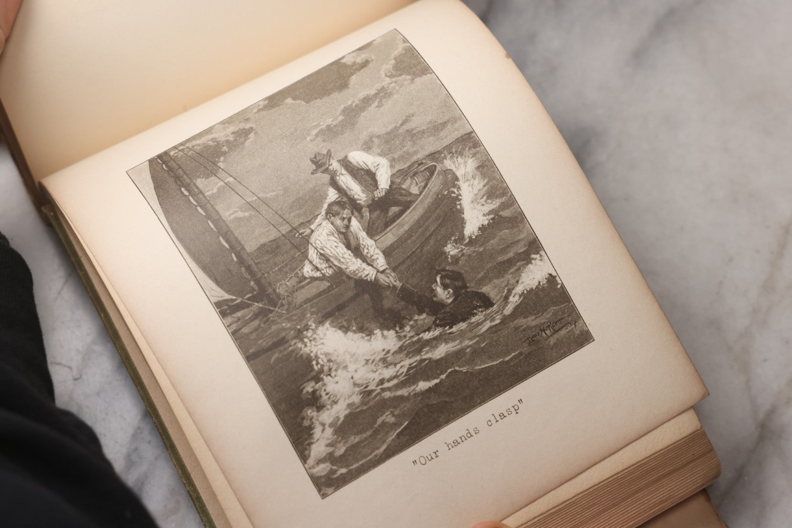 Lot 076 - "A Swim For Life" Antique Limited Edition Illustrated Maritime Adventure Book By "Uncle Ted," Published By Orange Judd Co., New York, 1904
