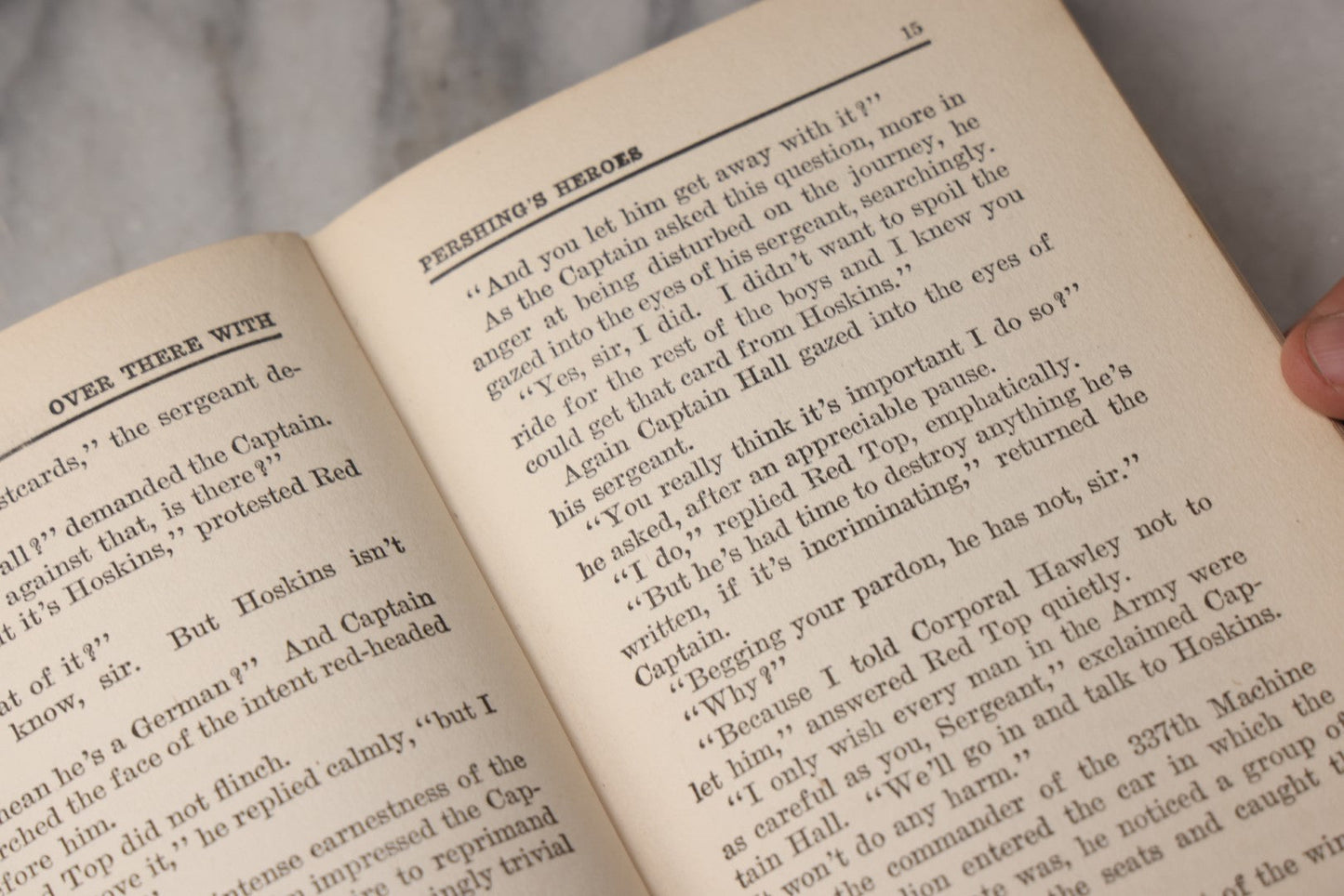 Lot 077 - "Over There With Pershing's Heroes At Cantigny" Antique World War I Book By Capt. George H. Ralphson, Published By M. A. Donohue & Co., Chicago, 1919