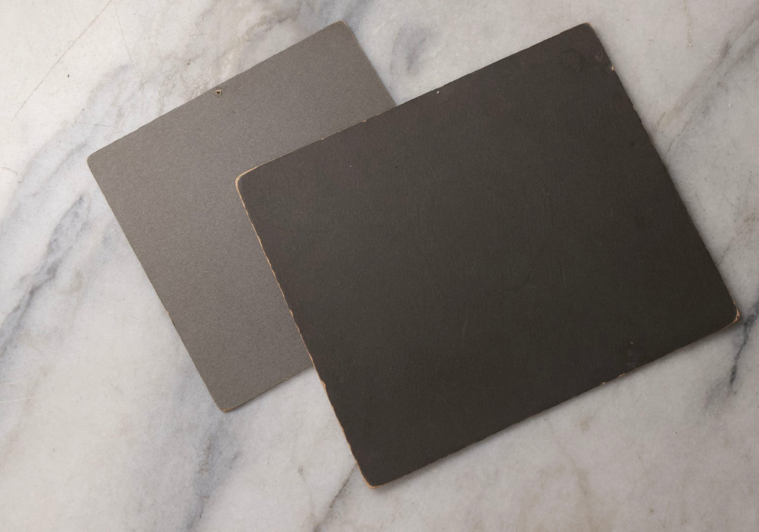 Lot 080 - Pair Of Antique Boarded Photographs Including Passengers Posing Beside Train Car With Handwritten Caption Referring To A Picnic, And Two Railroad Conductors Or Ticket Takers In Uniform