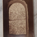 Lot 084 - Antique Cabinet Card Photograph Of The Original Tombstone Of Sarah Philena Barnard, Sioux Missionary, Walhalla, North Dakota, Photographed By A.P. Doland, Crookston, Minnesota, Dated 1888