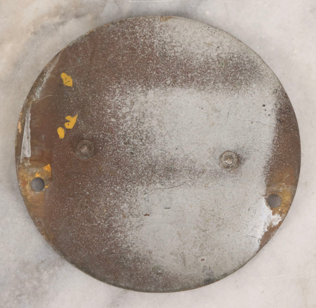 Lot 099 - Grouping Of 3 Vintage Automobile Club Badges Including Long Island Sports Car Association, 3-3/4" Diameter, And M.G.C.C. Award Medals, 2" Diameter