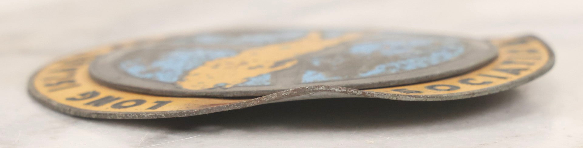 Lot 099 - Grouping Of 3 Vintage Automobile Club Badges Including Long Island Sports Car Association, 3-3/4" Diameter, And M.G.C.C. Award Medals, 2" Diameter