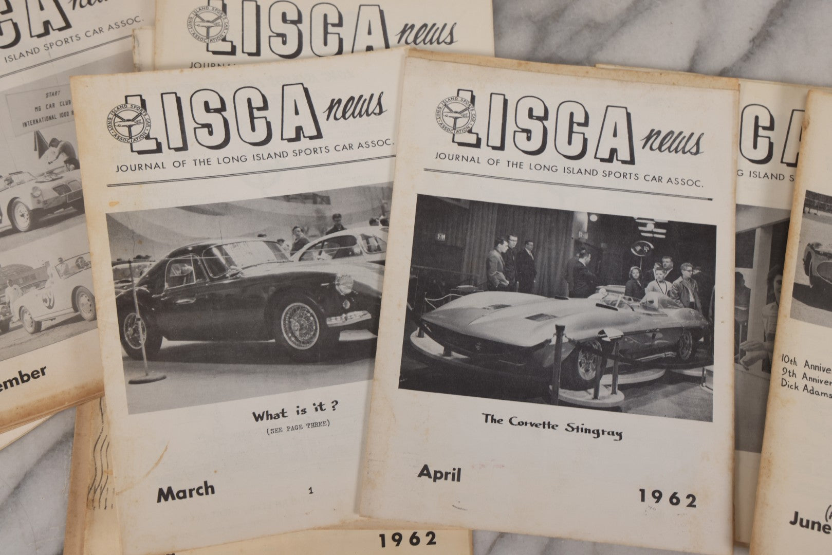 Lot 100 - Grouping Of 24 Vintage “Lisca News” Journals Of The Long Island Sports Car Association, 1959–1963