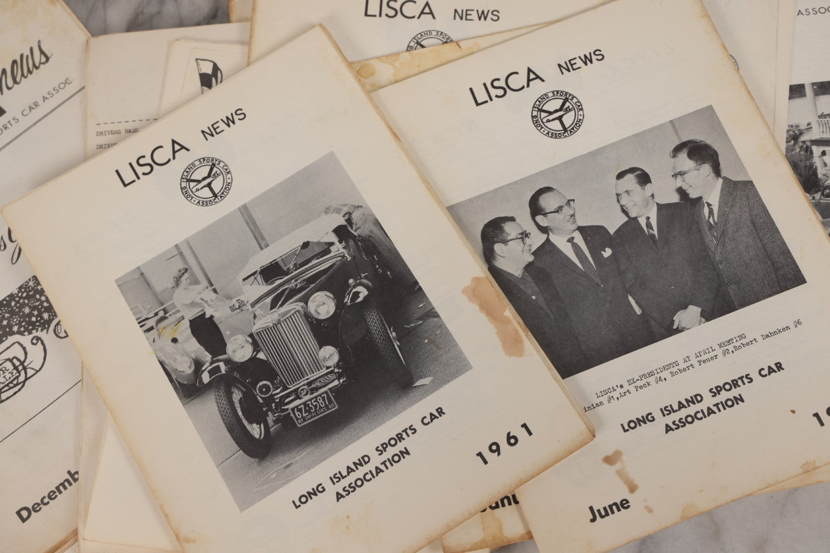 Lot 100 - Grouping Of 24 Vintage “Lisca News” Journals Of The Long Island Sports Car Association, 1959–1963