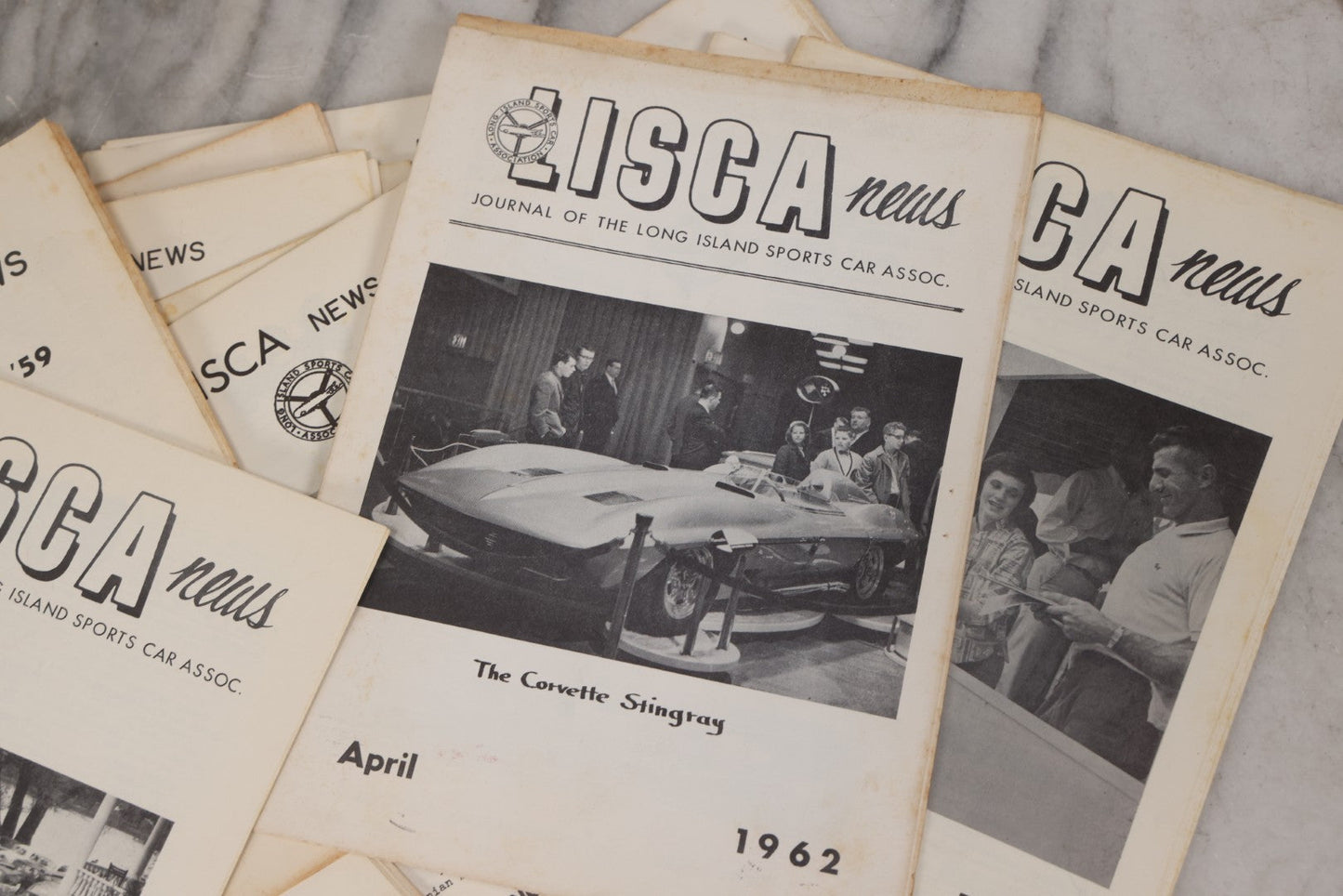 Lot 100 - Grouping Of 24 Vintage “Lisca News” Journals Of The Long Island Sports Car Association, 1959–1963