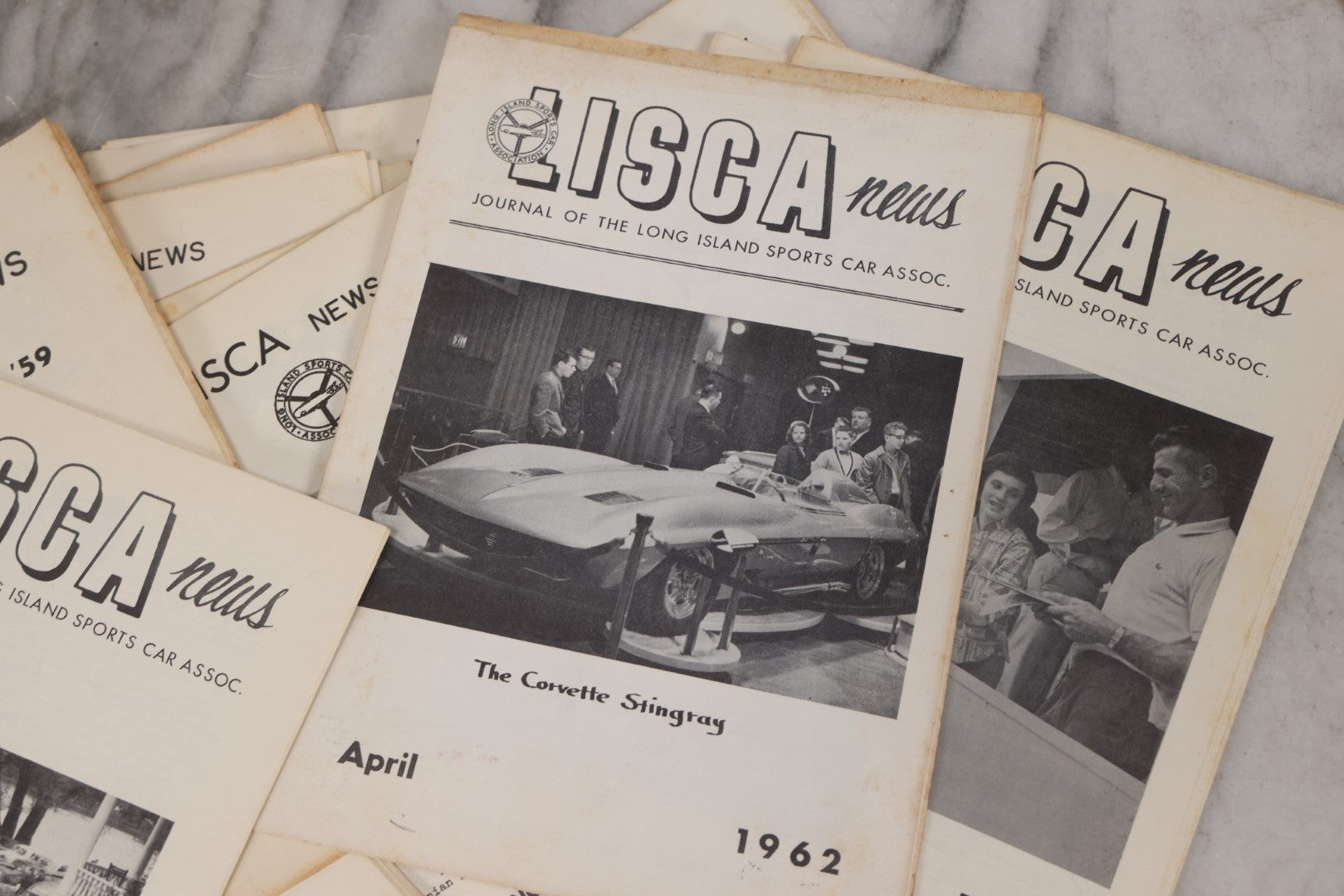 Lot 100 - Grouping Of 24 Vintage “Lisca News” Journals Of The Long Island Sports Car Association, 1959–1963