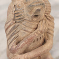 Lot 129 - Vintage Pre-Columbian-Style Mayan Replica Clay Monkey Whistle, Note Repaired Right Foot, 3-1/2" H