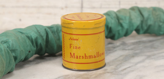 Lot 141 - Vintage Trick Can Spring Snake Snake-In-A-Can In Adam's Fine Marshmallows Lithographed Tin By S.S. Adams Co., Asbury Park, New Jersey