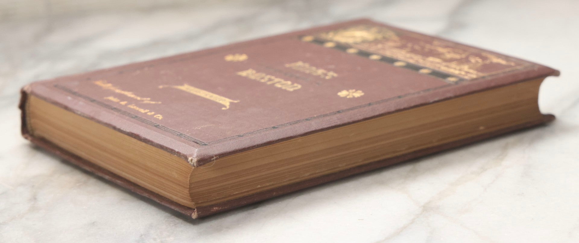 Lot 198 - "King's Hand-Book Of Boston" Antique Illustrated Guide Book By Moses King, Published By Moses King, Cambridge, Massachusetts, 1881