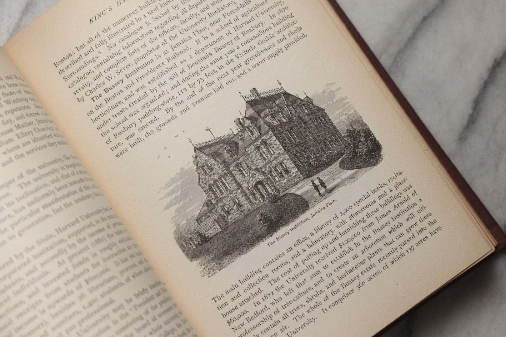 Lot 198 - "King's Hand-Book Of Boston" Antique Illustrated Guide Book By Moses King, Published By Moses King, Cambridge, Massachusetts, 1881