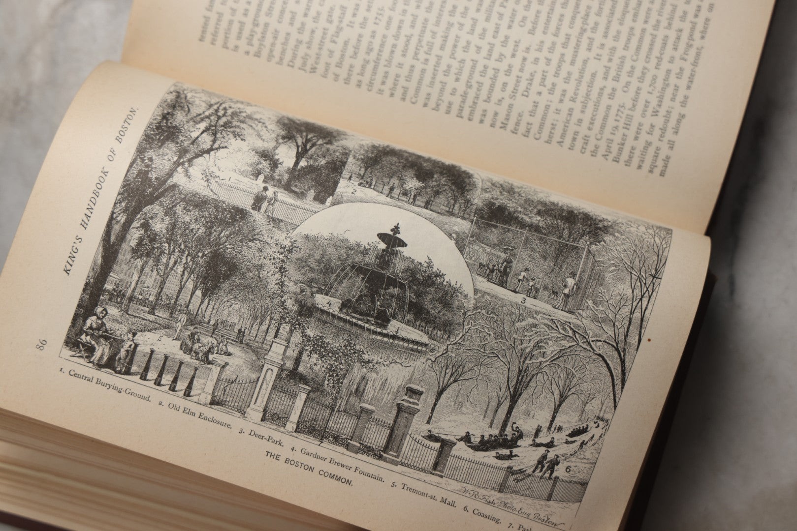 Lot 198 - "King's Hand-Book Of Boston" Antique Illustrated Guide Book By Moses King, Published By Moses King, Cambridge, Massachusetts, 1881