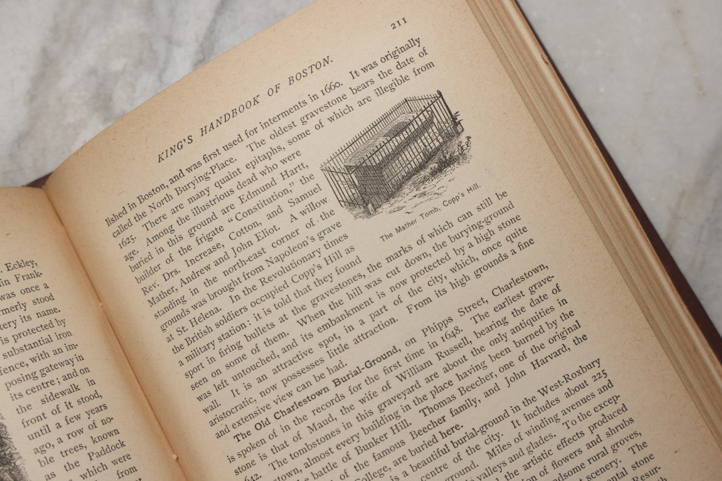 Lot 198 - "King's Hand-Book Of Boston" Antique Illustrated Guide Book By Moses King, Published By Moses King, Cambridge, Massachusetts, 1881