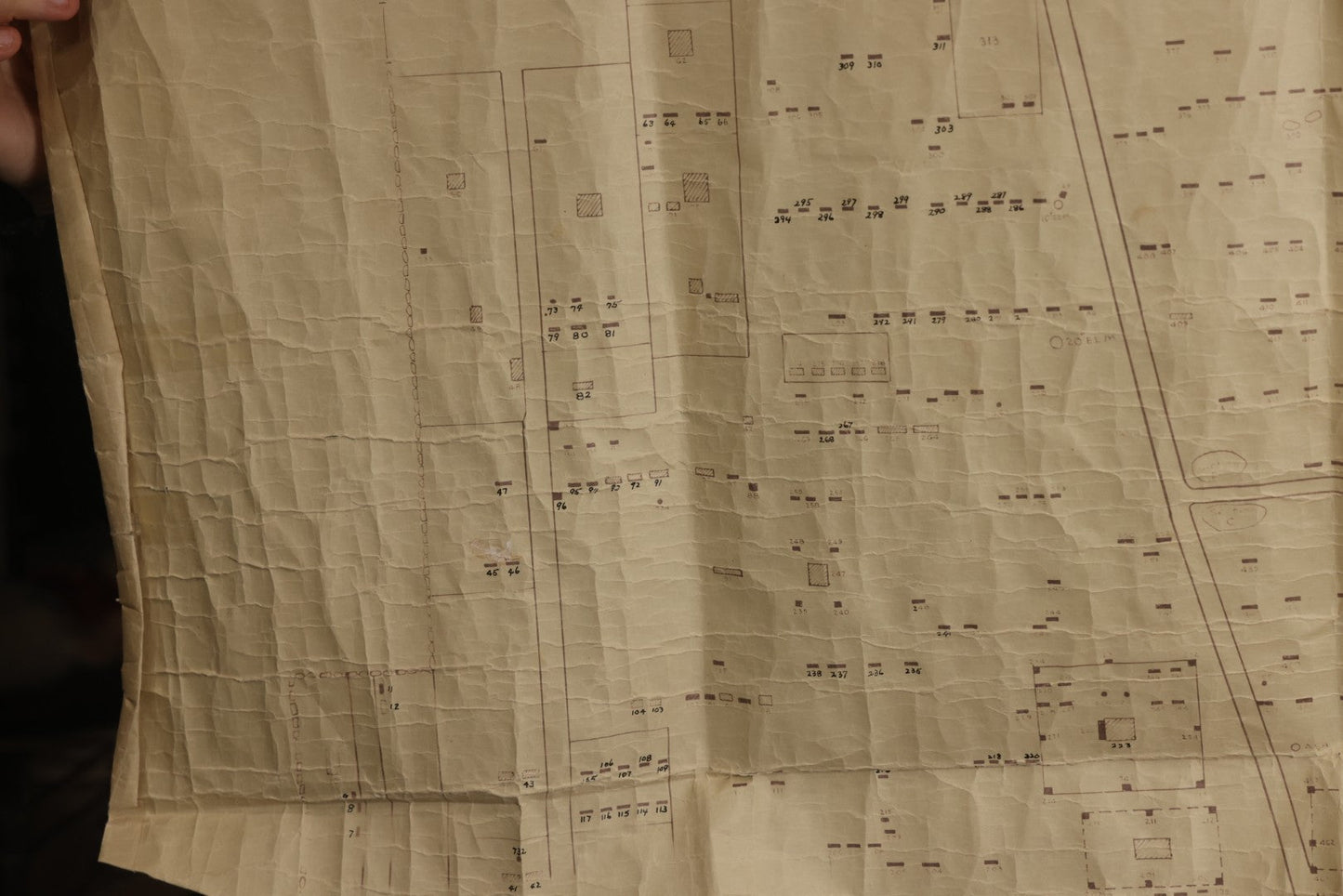 Lot 004 - Grouping Of Ten Vintage Massachusetts Cemetery Site Plans, Maps, And Survey Documents Including Dracut, Lowell, And Private Family Plots, Circa 1940–1960