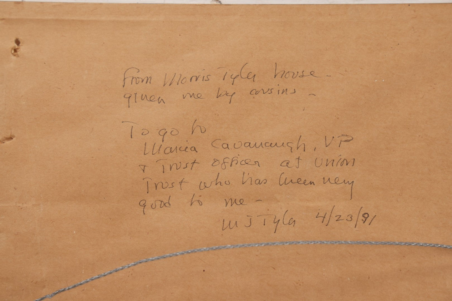 Lot 021 - Antique Chromolithograph “Mrs. Tabitha's Cat Academy” After Louis Wain With Anthropomorphic Cats In Classroom, In Vintage Frame, 20-1/4" x 16-1/4"