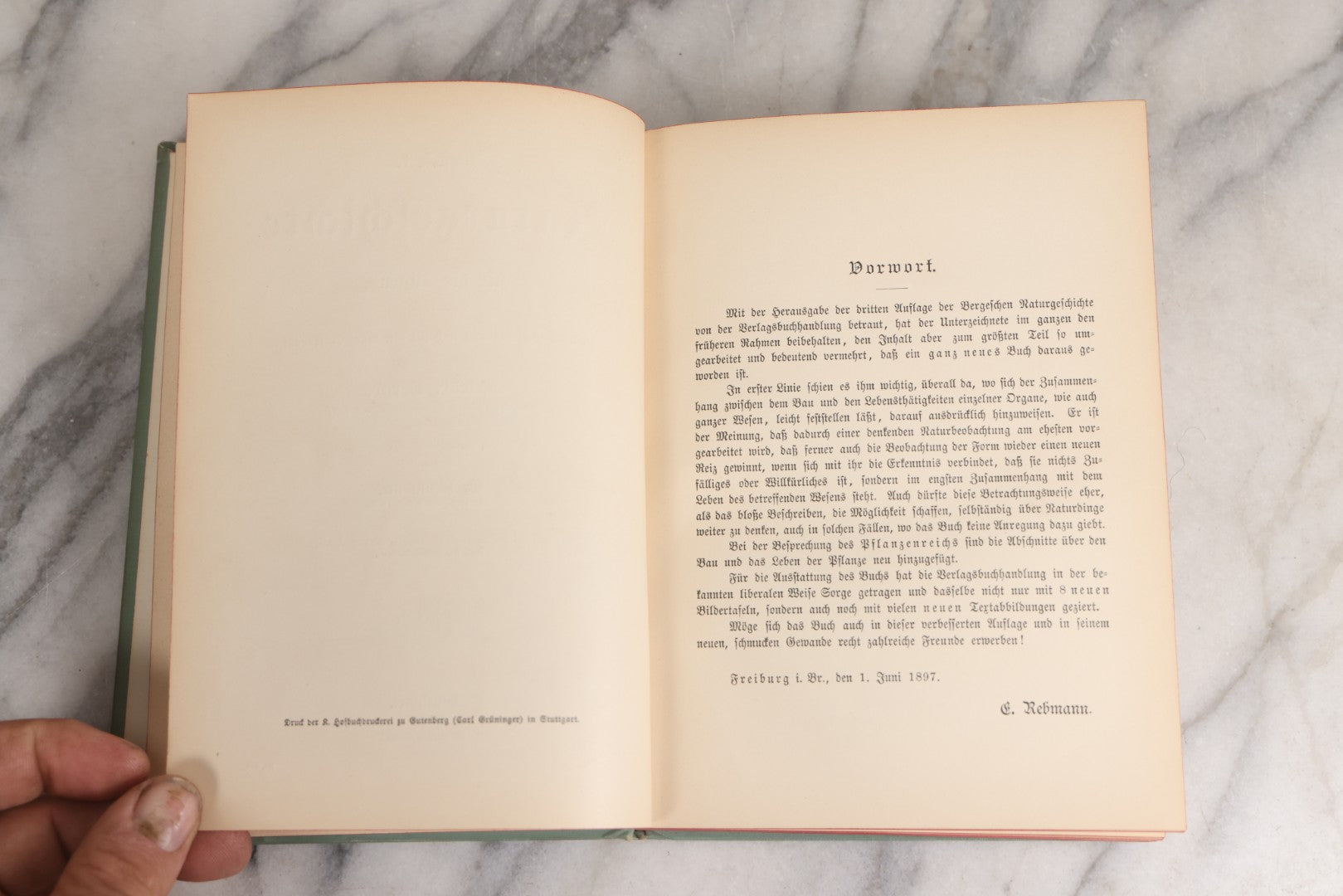 Lot 023 - “Berges Naturgeschichte” Antique Natural History Book By Friedr. Berge With Engraved And Color Plate Animal Illustrations, Undated (Foreword 1897)