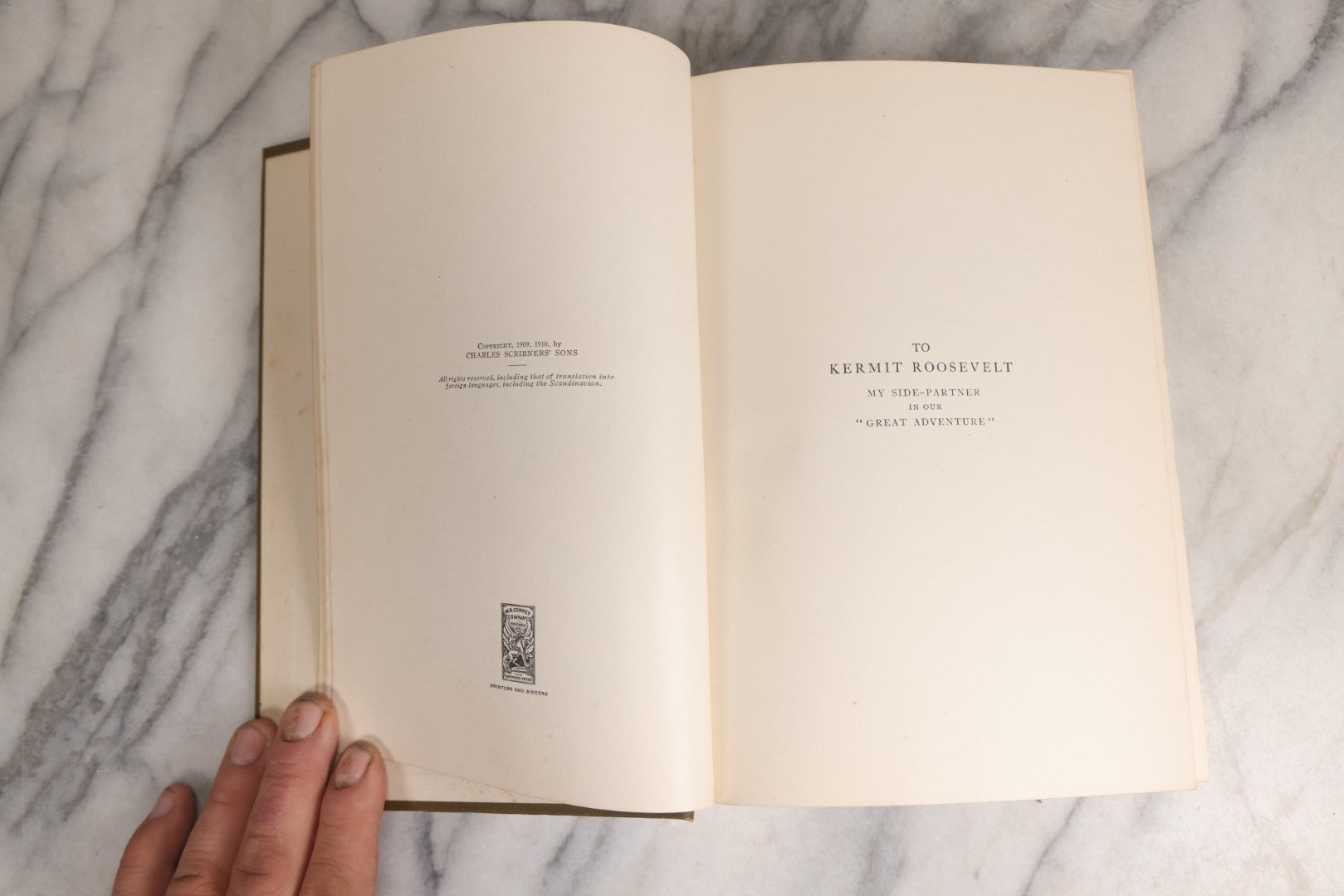 Lot 024 - "African Game Trails" Antique Safari And Natural History Book By Theodore Roosevelt, Illustrated With Photographs By Kermit Roosevelt And Drawings By Philip R. Goodwin, Published By Charles Scribner's Sons, New York, 1910