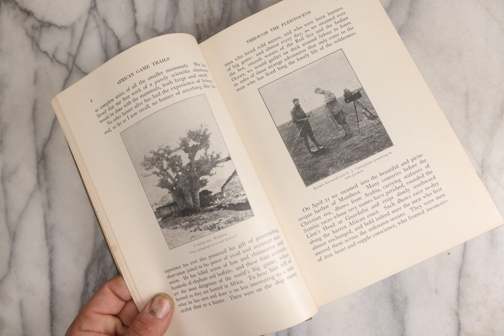 Lot 024 - "African Game Trails" Antique Safari And Natural History Book By Theodore Roosevelt, Illustrated With Photographs By Kermit Roosevelt And Drawings By Philip R. Goodwin, Published By Charles Scribner's Sons, New York, 1910