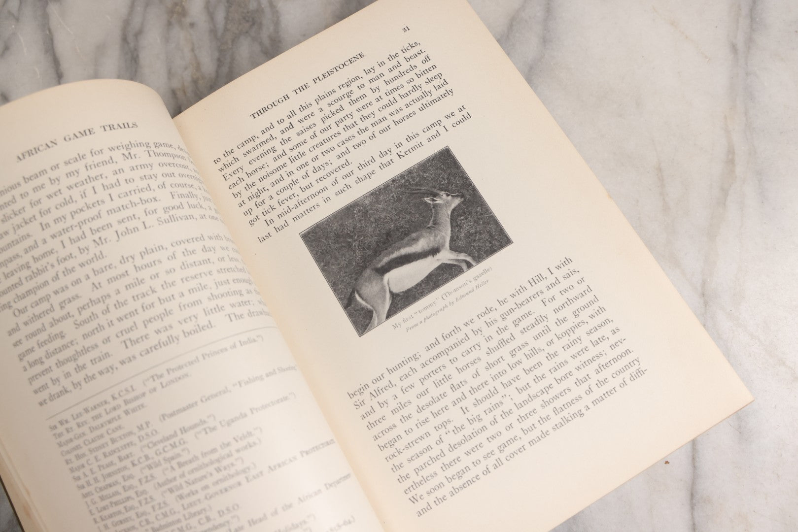 Lot 024 - "African Game Trails" Antique Safari And Natural History Book By Theodore Roosevelt, Illustrated With Photographs By Kermit Roosevelt And Drawings By Philip R. Goodwin, Published By Charles Scribner's Sons, New York, 1910