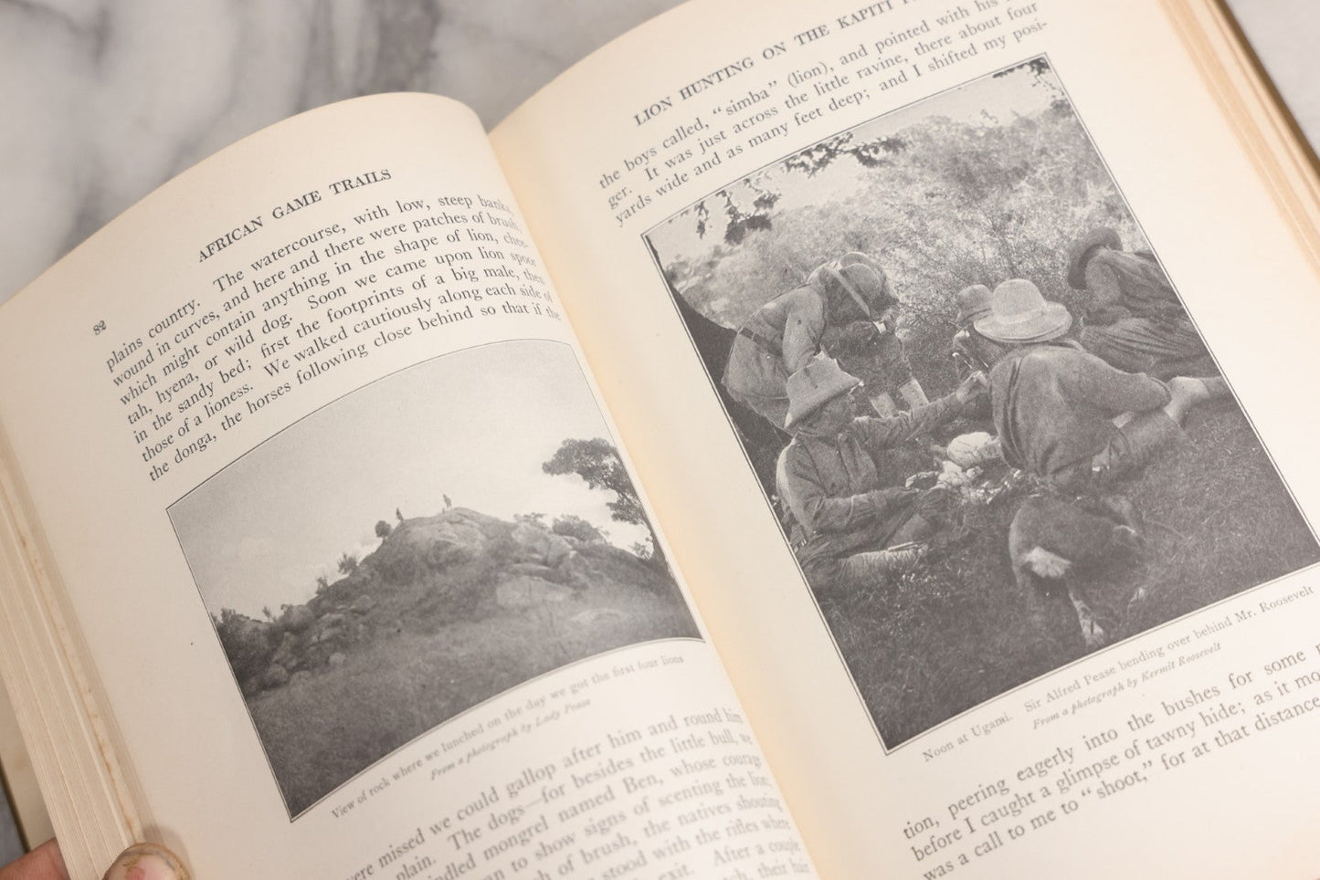 Lot 024 - "African Game Trails" Antique Safari And Natural History Book By Theodore Roosevelt, Illustrated With Photographs By Kermit Roosevelt And Drawings By Philip R. Goodwin, Published By Charles Scribner's Sons, New York, 1910