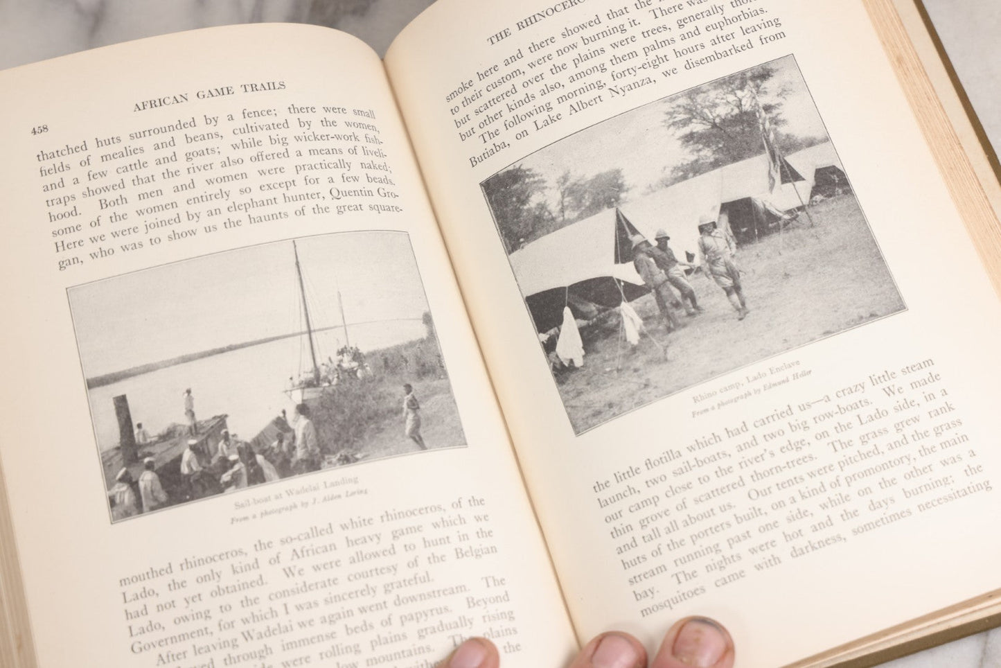 Lot 024 - "African Game Trails" Antique Safari And Natural History Book By Theodore Roosevelt, Illustrated With Photographs By Kermit Roosevelt And Drawings By Philip R. Goodwin, Published By Charles Scribner's Sons, New York, 1910