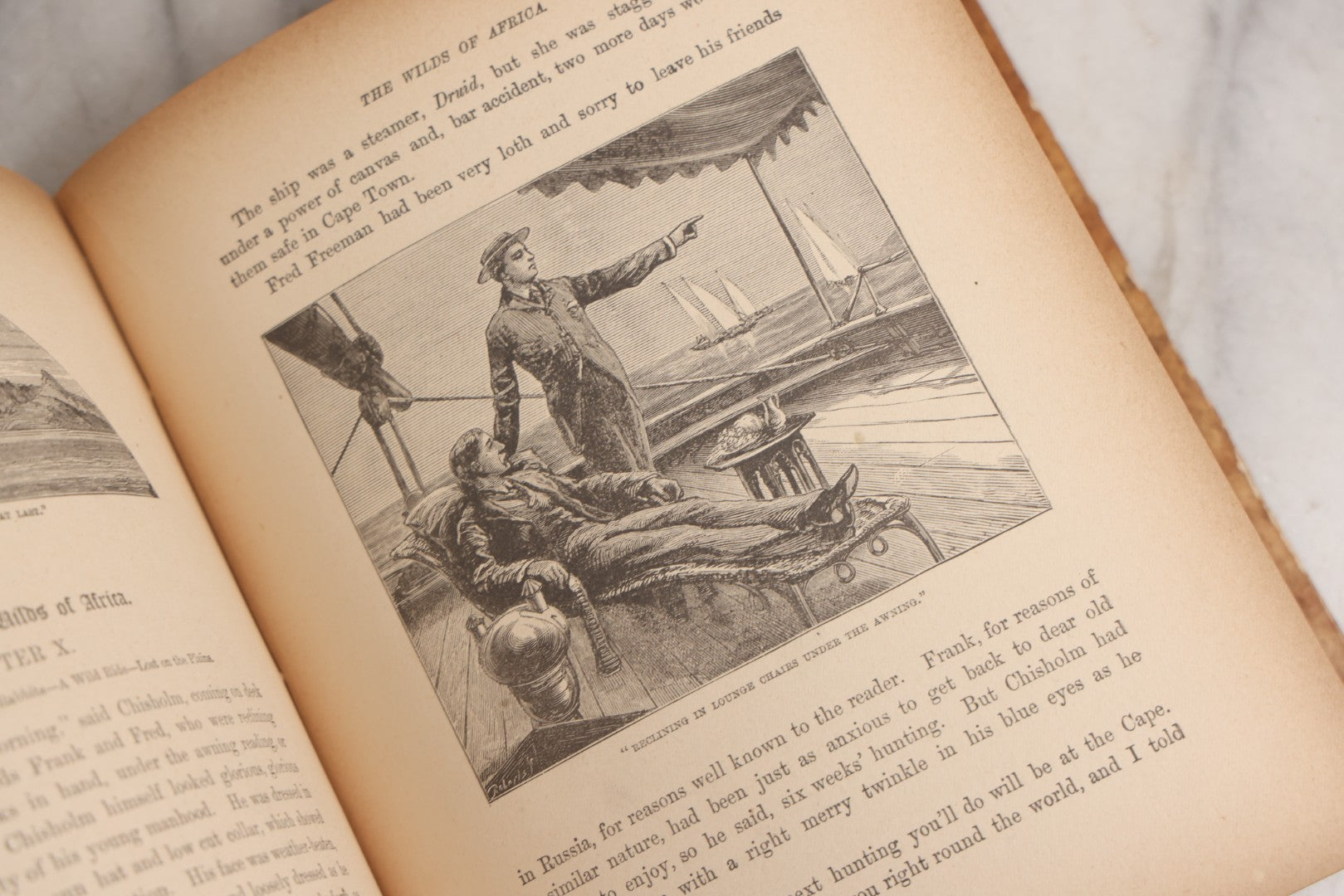 Lot 027 - "Wild Adventures In Wild Places" Antique Sporting And Adventure Book By Gordon Stables, M.D., R.N., Published By Cassell And Company, Limited, London, Paris, New York And Melbourne, Circa 1888
