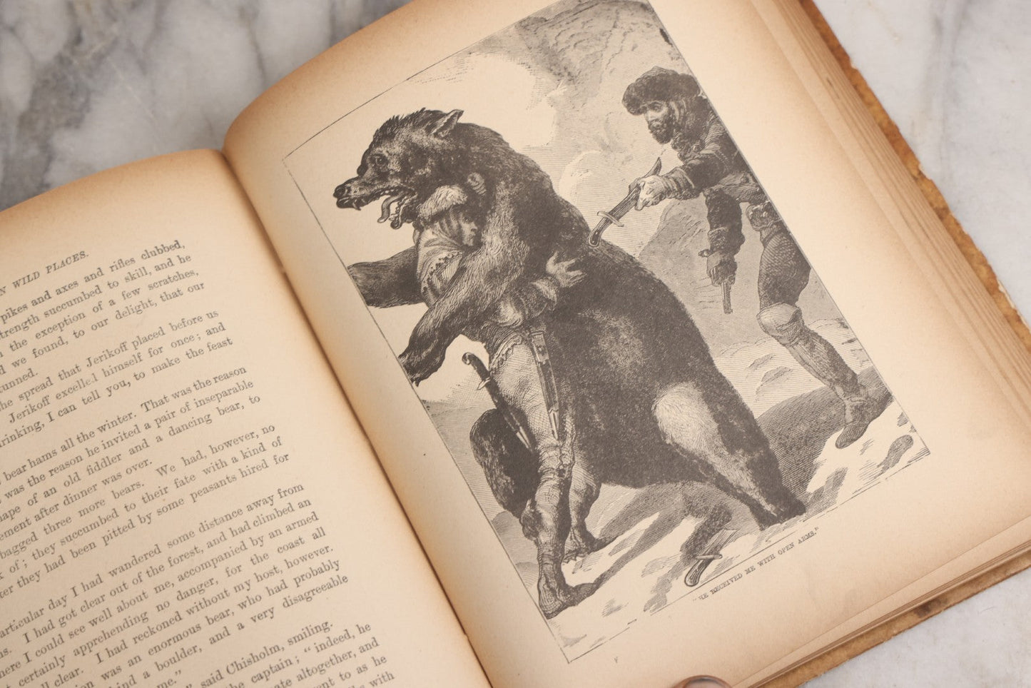 Lot 027 - "Wild Adventures In Wild Places" Antique Sporting And Adventure Book By Gordon Stables, M.D., R.N., Published By Cassell And Company, Limited, London, Paris, New York And Melbourne, Circa 1888