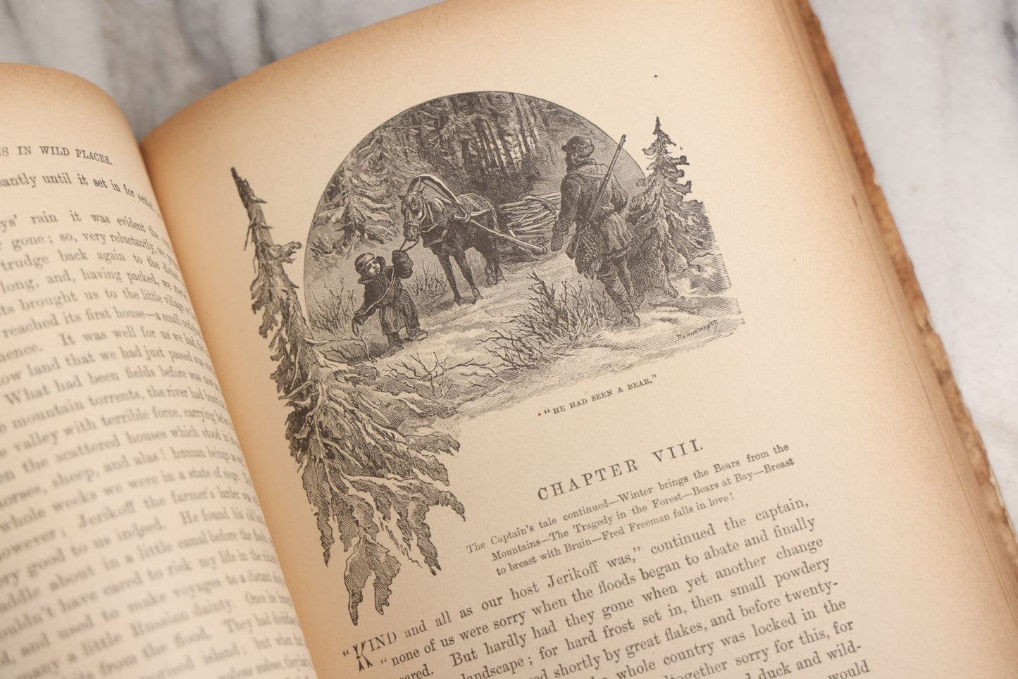 Lot 027 - "Wild Adventures In Wild Places" Antique Sporting And Adventure Book By Gordon Stables, M.D., R.N., Published By Cassell And Company, Limited, London, Paris, New York And Melbourne, Circa 1888