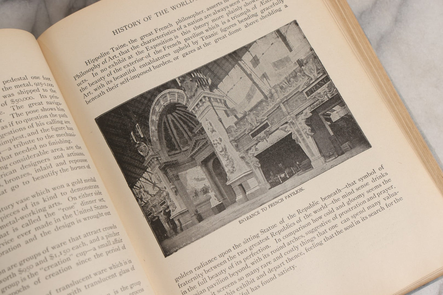 Lot 028 - "History Of The World's Fair: Being A Complete And Authentic Description Of The Columbian Exposition From Its Inception" Antique 1893 World's Fair Book By Major Ben C. Truman, Published By Mammoth Publishing Co., Philadelphia, Pennsylvania