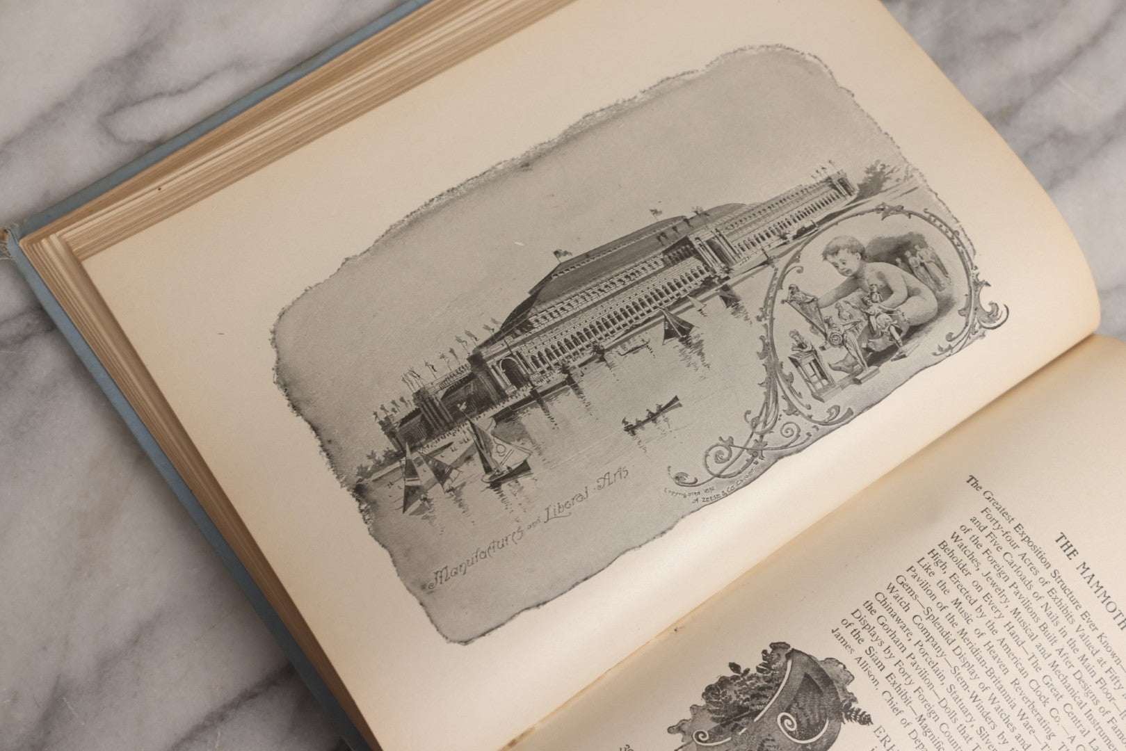 Lot 028 - "History Of The World's Fair: Being A Complete And Authentic Description Of The Columbian Exposition From Its Inception" Antique 1893 World's Fair Book By Major Ben C. Truman, Published By Mammoth Publishing Co., Philadelphia, Pennsylvania